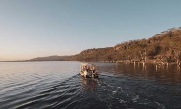 Boat riding through the Lake Nakuru & Lake Naivasha